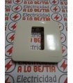 PLACA 1 MODULO BASTIDOR SIN GARRAS NIESSEN STYLO BLANCO MARFIL 2271.1