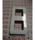 PLACA 2 COMBINACIONES VERTICAL BASTIDOR CON GARRAS NIESSEN STYLO BLANCO ALPINO 2272.2