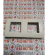 PLACA 2 COMBINACIONES HORIZONTAL BASTIDOR SIN GARRAS NIESSEN STYLO BLANCO MARFIL 2272.1