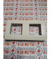 PLACA 2 COMBINACIONES HORIZONTAL BASTIDOR SIN GARRAS NIESSEN STYLO BLANCO MARFIL 2272.1