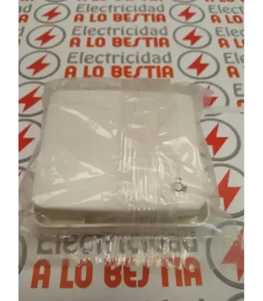 TECLA PULSADOR CON SIMBOLO LUZ NIESSEN SERIE ARCO ESTANCO BLANCO ALPINO 8704.2