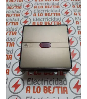 INTERRUPTOR PILOTO DE CONTROL NIESSEN TRAZO BRONCE 8001.5