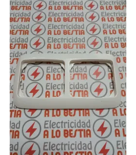 MARCO 2 ELEMENTOS HORIZONTAL BLANCO ALPINO 8272.1