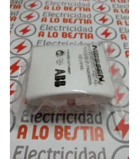 TAPA SALIDA DE CABLE PARA PULSADOR TIRADOR NIESSEN ARCO BLANCO ALPINO 8207