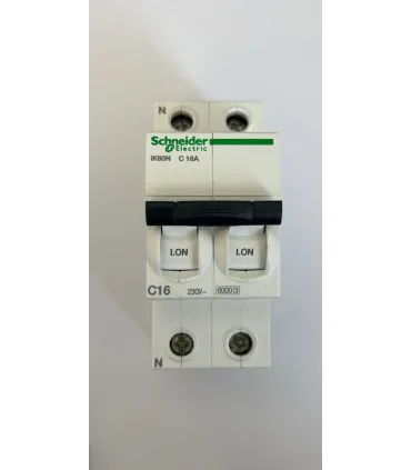 MAGNETOTERMICO IK60N 1P+N 16A 6KA C SCHNEIDER