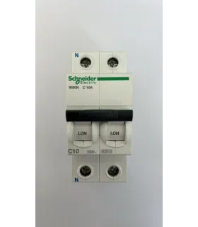 MAGNETOTERMICO IK60N 1P+N 10A 6KA C SCHNEIDER