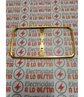 MARCO EMBELLECEDOR PLACAS 1/S 82X82 ORO SIMON 27695-33