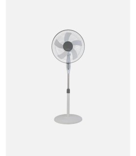 Ventilador De Pie Belmonte Blanco/gris