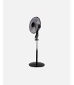 Ventilador de pie Magico negro/gris