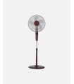 Ventilador de pie Rayo burdeos/negro