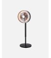 Ventilador de pie  2en1 practico negro frio/calor
