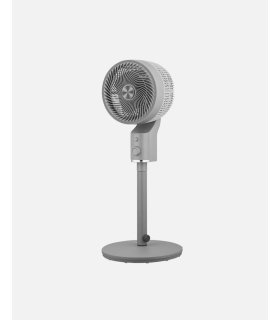 Ventilador de pie Talamo gris/cromo