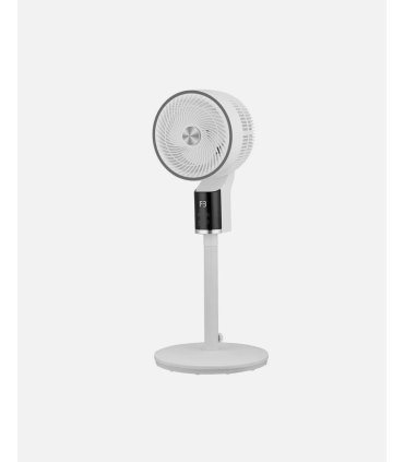 Ventilador de pie Persa blanco/cromo