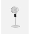 Ventilador de pie Persa blanco/cromo