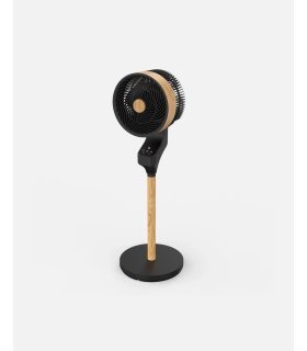 Ventilador de pie Bizancio negro/haya