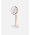 Ventilador de pie Colibri blanco/haya