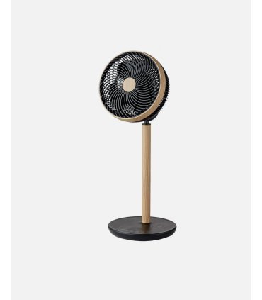 Ventilador de pie Colibri negro/haya
