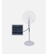 Ventilador de pie Solar Frontera blanco