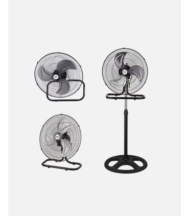 Ventilador 3 en 1 serie Recio negro