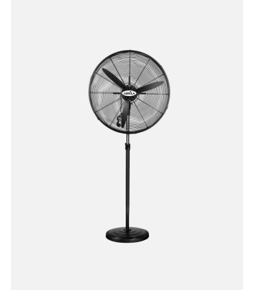 Ventilador de pie industrial Tormenta 280W 81 cm Negro