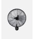 Ventilador pared Arrecife 60w negro/plata