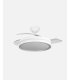 Ventilador Capitan 60w Blanco con aspas retráctiles