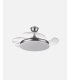 Ventilador Tridente 59w Niquel con aspas retráctiles