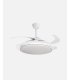 Ventilador Papiro 59w Blanco con aspas retráctiles