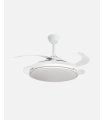 Ventilador Papiro 59w Blanco con aspas retráctiles
