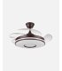 Ventilador Dani 106 cm Marrón con aspas retráctiles