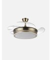 Ventilador Bayomo Cuero 91 cm con aspas retráctiles