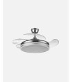 Ventilador Bayomo 107 cm Níquel con aspas retráctiles