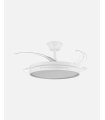 Ventilador Micenas 106 cm Blanco con aspas retráctiles