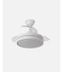 Ventilador Esparta 72 cm blanco con aspas retráctiles