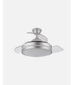 Ventilador Esparta 72 cm plata con aspas retráctiles