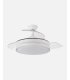 Ventilador Esparta Mini 91 cm blanco con aspas retráctiles
