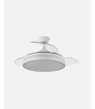 Ventilador Esparta Plus 107 cm blanco con aspas retráctiles