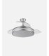 Ventilador Esparta Plus 107 cm plata con aspas retráctiles
