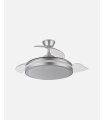 Ventilador Esparta Plus 107 cm plata con aspas retráctiles