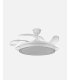 Ventilador Esparta Maxi 132 cm blanco con aspas retráctiles