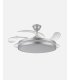 Ventilador Esparta Maxi 132 cm plata con aspas retráctiles