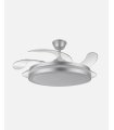 Ventilador Esparta Maxi 132 cm plata con aspas retráctiles