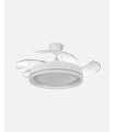 Ventilador Cerrato Blanco 107 cm  con aspas retráctiles