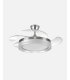 Ventilador Cerrato Niquel 107 cm  con aspas retráctiles