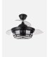 Ventilador Tornado Mini 91 cm Negro con aspas retráctiles