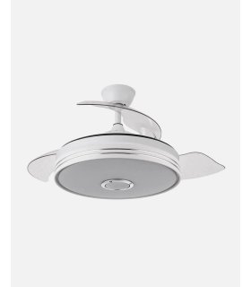 Ventilador Matanuska 108 cm Blanco  con aspas retráctiles