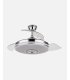 Ventilador Noto 108 cm Cromo con aspas retráctiles