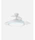 Ventilador Cacique 107 cm Blanco con aspas retráctiles