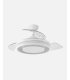 Ventilador Pitufo 107 cm blanco con aspas retráctiles