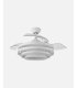 Ventilador Kai 107 cm Blanco con aspas retráctiles